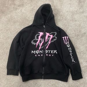Monster Energy x Fox zip up